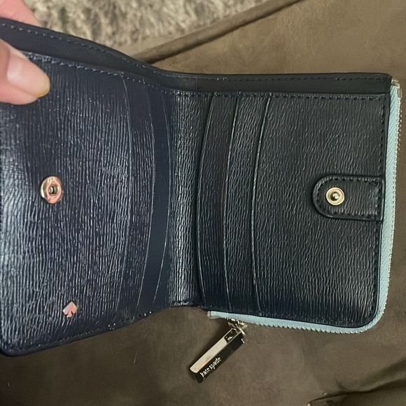 Kate Spade No fold Blue and Navy Wallet - Picture 8 of 8